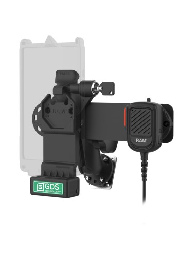 GDS® Uni-ConnT Locking PTT Remote Speaker Mic Bundle for Kodiak