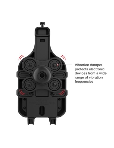 RAM® Quick-GripT Pro Phone Holder with Ball & Vibration Damper