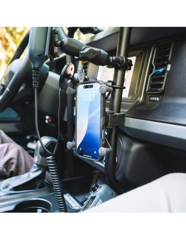 RAM® X-Grip® Large Phone Mount with Low-Profile Small Tough-ClawT