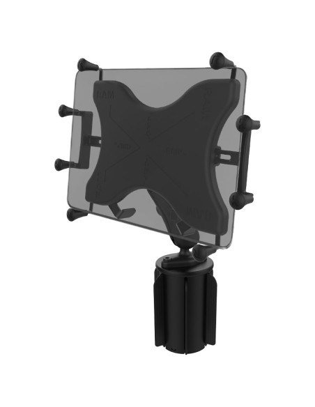 RAM® X-Grip® with RAM-A-CANT II Cup Holder Mount for 12"-13" Tablets