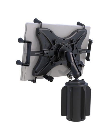 RAM® X-Grip® with RAM-A-CANT II Cup Holder Mount for 12"-13" Tablets