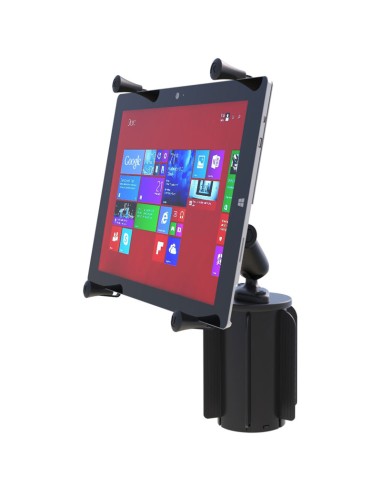 RAM® X-Grip® with RAM-A-CANT II Cup Holder Mount for 12"-13" Tablets