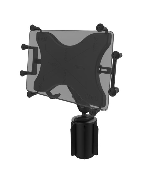 RAM® X-Grip® with RAM-A-CANT II Cup Holder Mount for 9"-11" Tablets