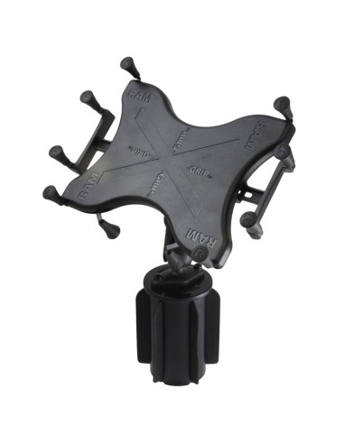 RAM® X-Grip® with RAM-A-CANT II Cup Holder Mount for 9"-11" Tablets