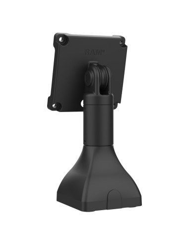RAM® 7" Pedestal Mount with 100mm & 75mm VESA & Cable Routing
