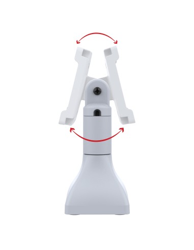 RAM® 7" Pedestal Mount with 100mm & 75mm VESA & Cable Routing - Gray