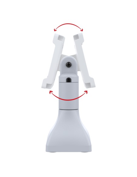 RAM® 7" Pedestal Mount with 100mm & 75mm VESA & Cable Routing - Gray