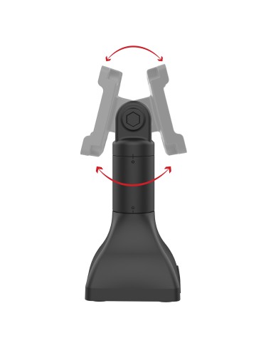 RAM® 7" Pedestal Mount with 75mm VESA & Cable Routing