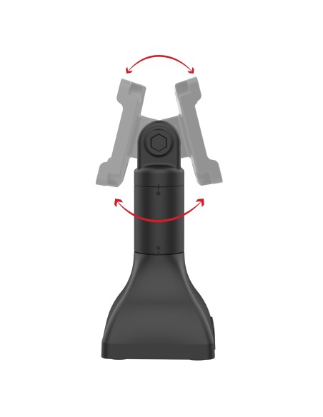RAM® 7" Pedestal Mount with 75mm VESA & Cable Routing