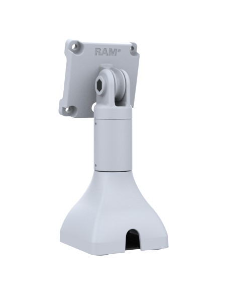 RAM® 7" Pedestal Mount with 75mm VESA & Cable Routing - Gray