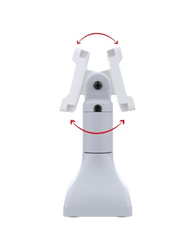 RAM® 7" Pedestal Mount with 75mm VESA & Cable Routing - Gray