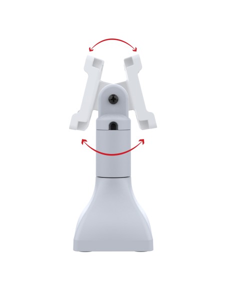 RAM® 7" Pedestal Mount with 75mm VESA & Cable Routing - Gray