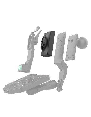 RAM® 100mm & 75mm VESA to AMPS Hole Pattern Adapter Plate