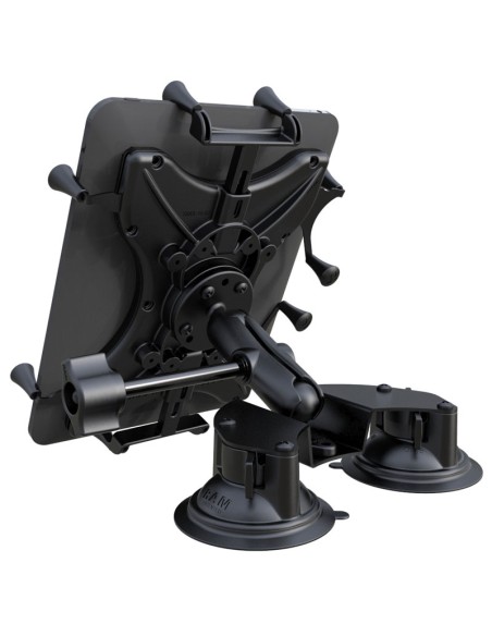 RAM® X-Grip® with Dual Suction for 9"-11" Tablets - Inset Plate