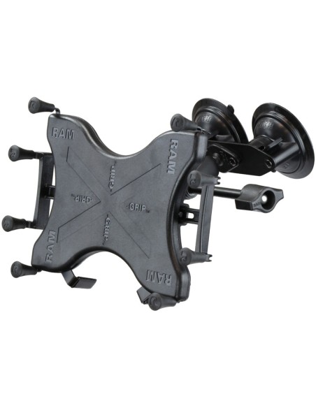RAM® X-Grip® with Dual Suction for 9"-11" Tablets - Flat Plate