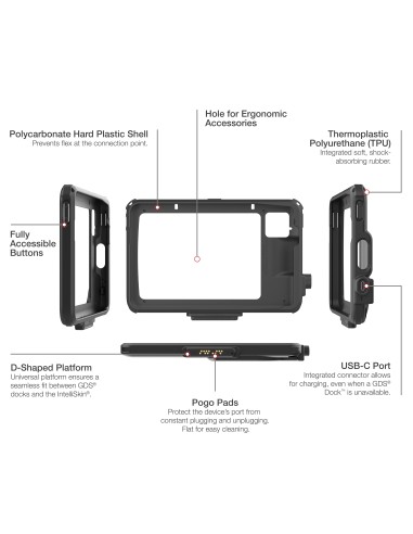 IntelliSkin® Next Gen for Zebra ET401 8" Enterprise Tablet