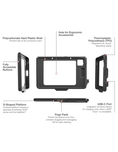 IntelliSkin® Next Gen for Zebra ET401 10" Enterprise Tablet