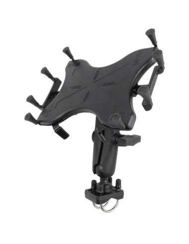 RAM® X-Grip® Mount with Double U-Bolt Base for 9"-11" Tablets