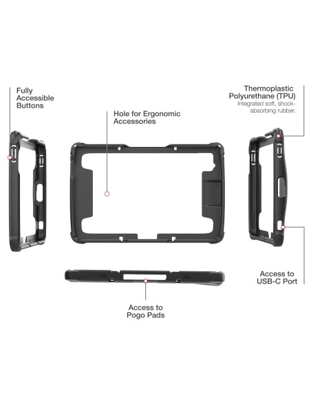 RAM® SkinT for Zebra ET401 10" Enterprise Tablet