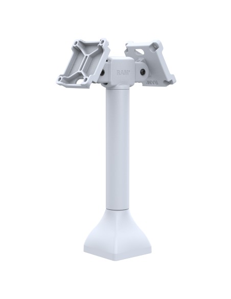 RAM® 14" Pedestal Mount with Dual 75mm VESA Adapters - Gray