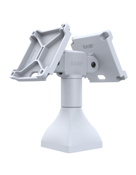 RAM® 7" Pedestal Mount with Dual 100mm VESA Adapters - Gray
