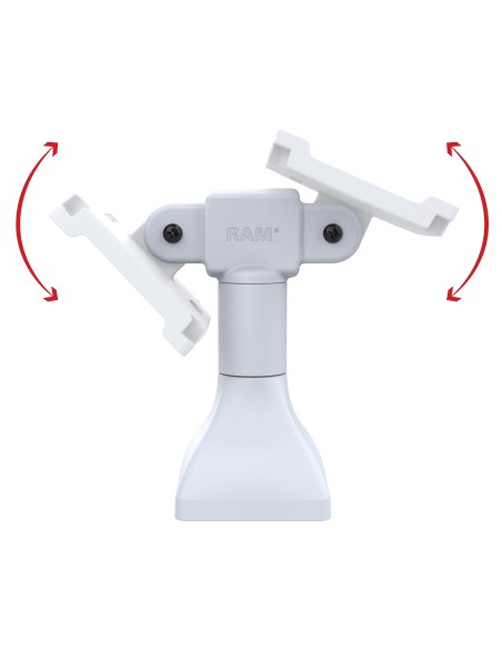 RAM® 7" Pedestal Mount with Dual 100mm VESA Adapters - Gray