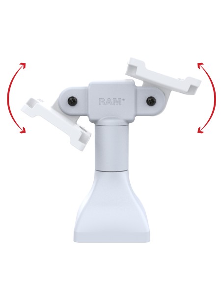 RAM® 7" Pedestal Mount with Dual 75mm VESA Adapters - Gray