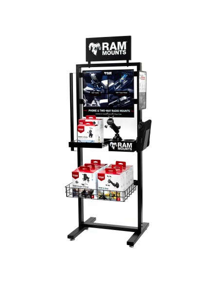 RAM® Standing Floor Display with Baskets