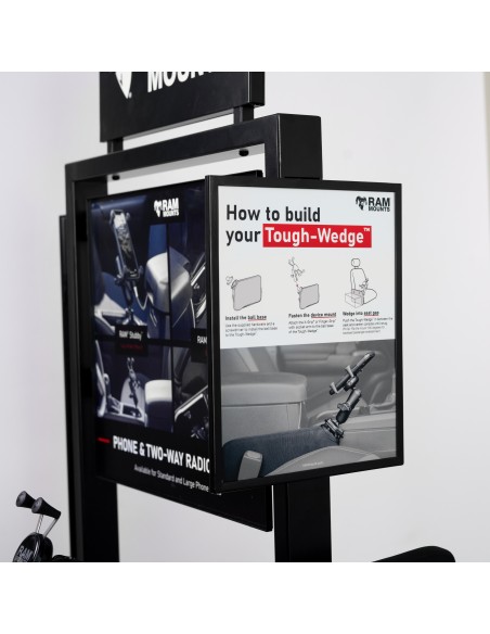 RAM® Standing Floor Display with Baskets