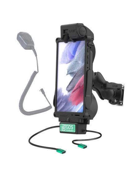 GDS® Tough-DockT Klein VALOR PTT Vehicle Bundle for Tab A7 Lite 8.7