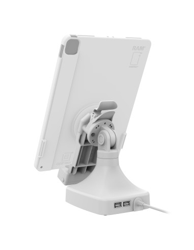 GDS® Uni-ConnT Tilt & Swivel Dock with USB-C + Data - Gray