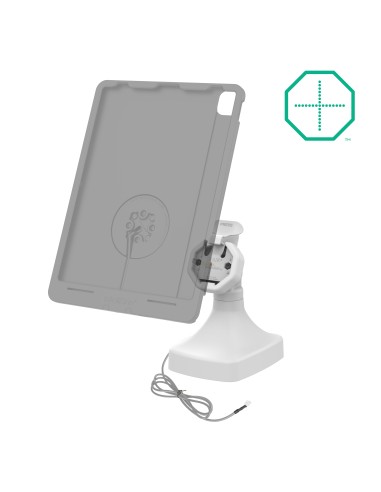 GDS® Uni-ConnT Powered Tilt & Swivel Dock with PoE + Data - Gray