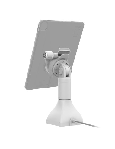 GDS® Uni-ConnT Powered 7" Locking Pedestal Dock with USB-C - Gray