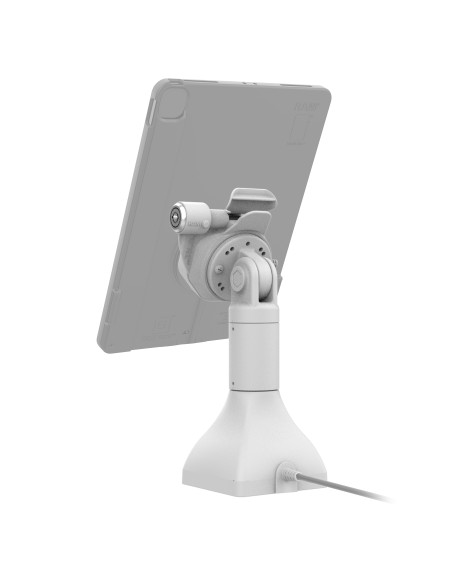 GDS® Uni-ConnT Powered 7" Locking Pedestal Dock with USB-C - Gray