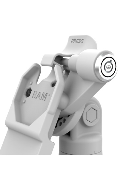 GDS® Uni-ConnT Locking Tilt & Swivel Dock with PoE + Data - Gray