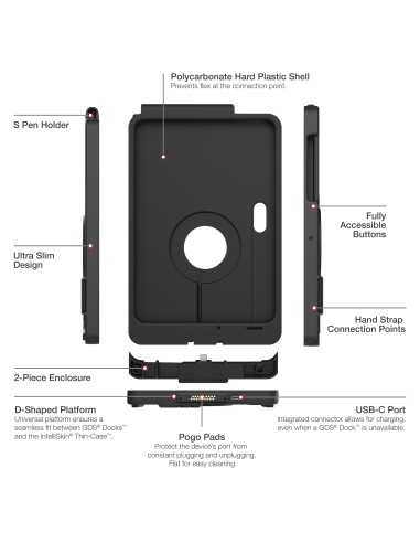 IntelliSkin® Thin-CaseT for Samsung Tab Active5 Pro & 4 Pro