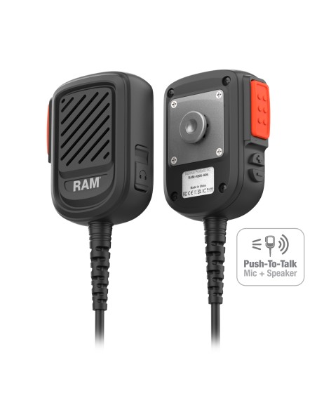 RAM® Remote Speaker Mic with USB-C for Kodiak