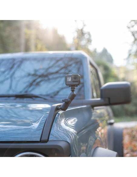 RAM® Tough-BallT for Bronco Hood Tie Down with Action Camera Adapter