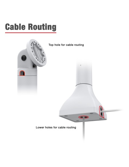 RAM® 7" Pedestal Mount with AMPS Pattern - Gray