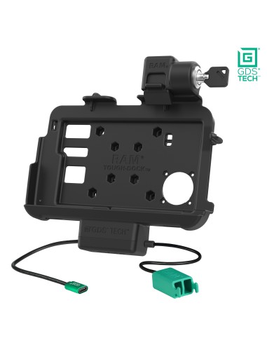 Locking GDS® Thin-DockT + Dual USB for Zebra ET401 8" with IntelliSkin®