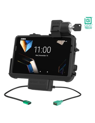 Locking GDS® Thin-Dock + Data for Zebra ET401 8" with IntelliSkin®