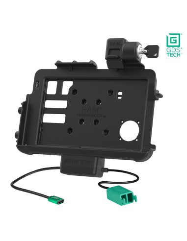 Locking GDS® Thin-Dock + Dual USB for Zebra ET401 10" with IntelliSkin®