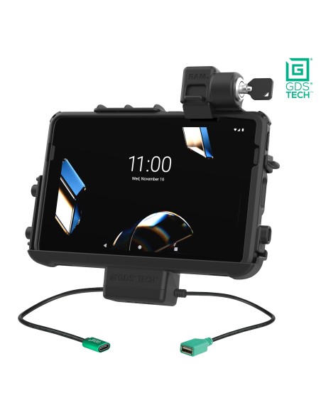 Locking GDS® Thin-DockT + Data for Zebra ET401 10" with IntelliSkin®