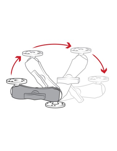 RAM® Double Socket Arm - C Size Medium
