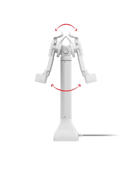 GDS® Uni-ConnT 14" Pedestal Dock with PoE - Gray