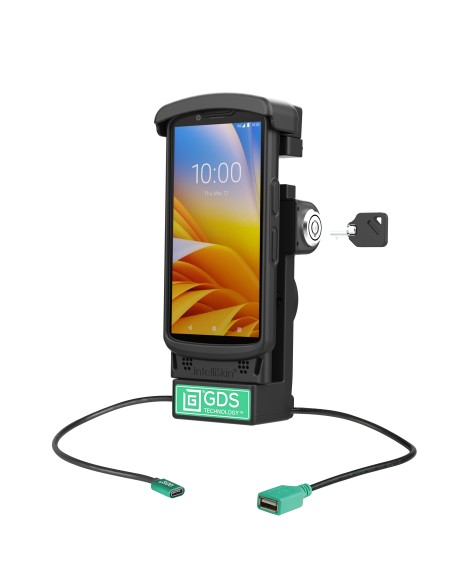 GDS® Locking Powered Dock + USB-A for Zebra TC2x & TC5x
