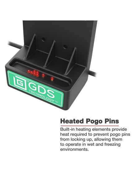 GDS® Locking Powered Dock + USB-A for Zebra TC73/78 - Heated Pins