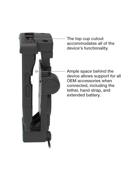 GDS® Powered Dock + USB-A for Zebra TC2x & TC5x