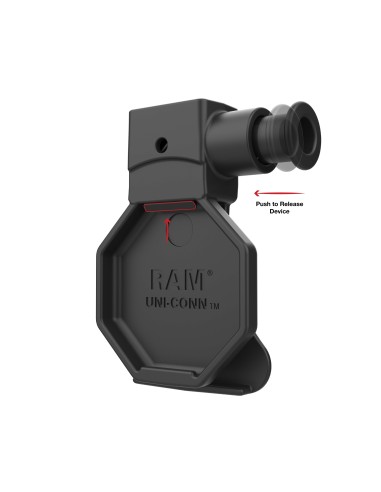 RAM® Belt Clip Holder with Release Button for GDS® Uni-ConnT Button