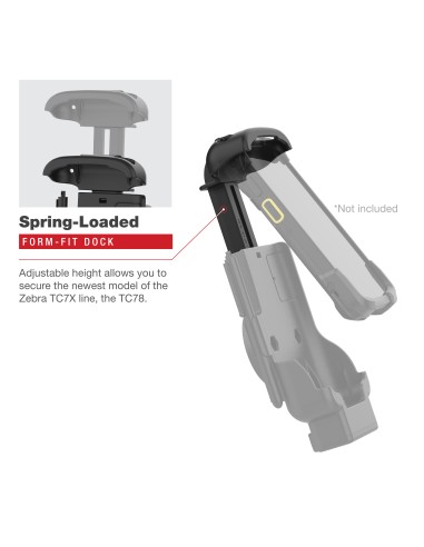 RAM® Key-Locking Form-Fit Holder for Zebra TC73 & TC78